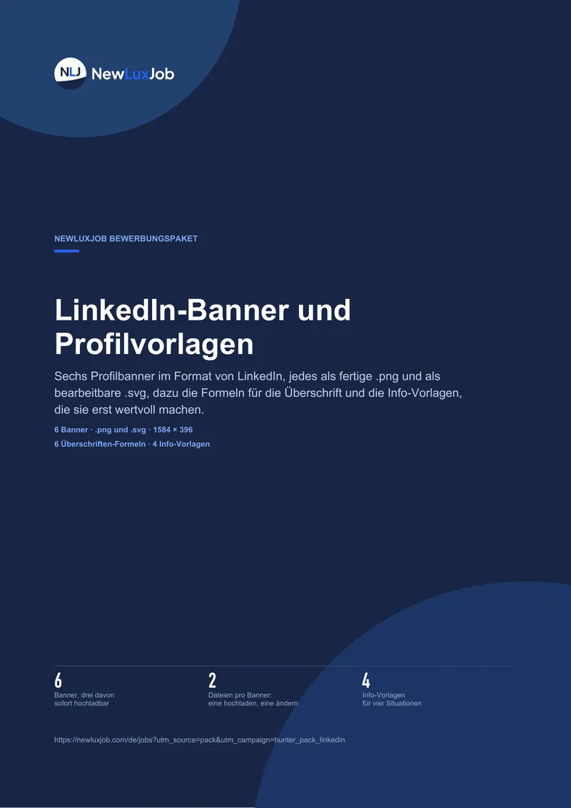 LinkedIn-Profil-Set, Seite 1
