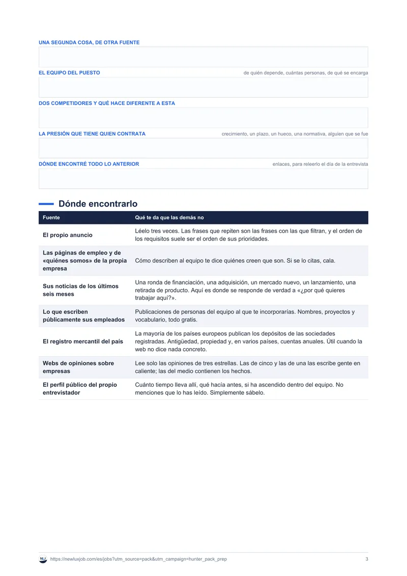 Planificador para preparar entrevistas, página 2