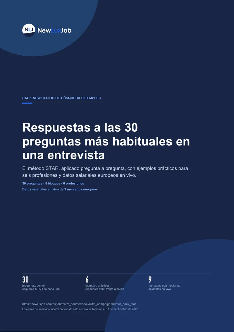 30 preguntas de entrevista con respuestas STAR, página 1