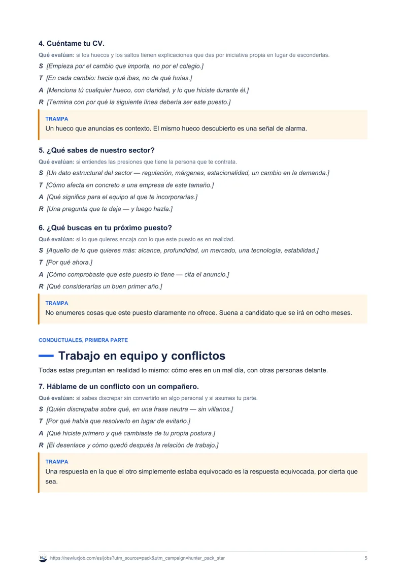 30 preguntas de entrevista con respuestas STAR, página 3