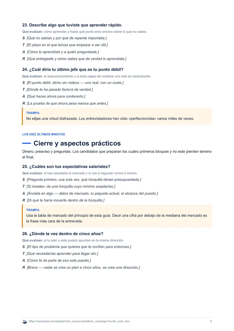 30 preguntas de entrevista con respuestas STAR, página 4
