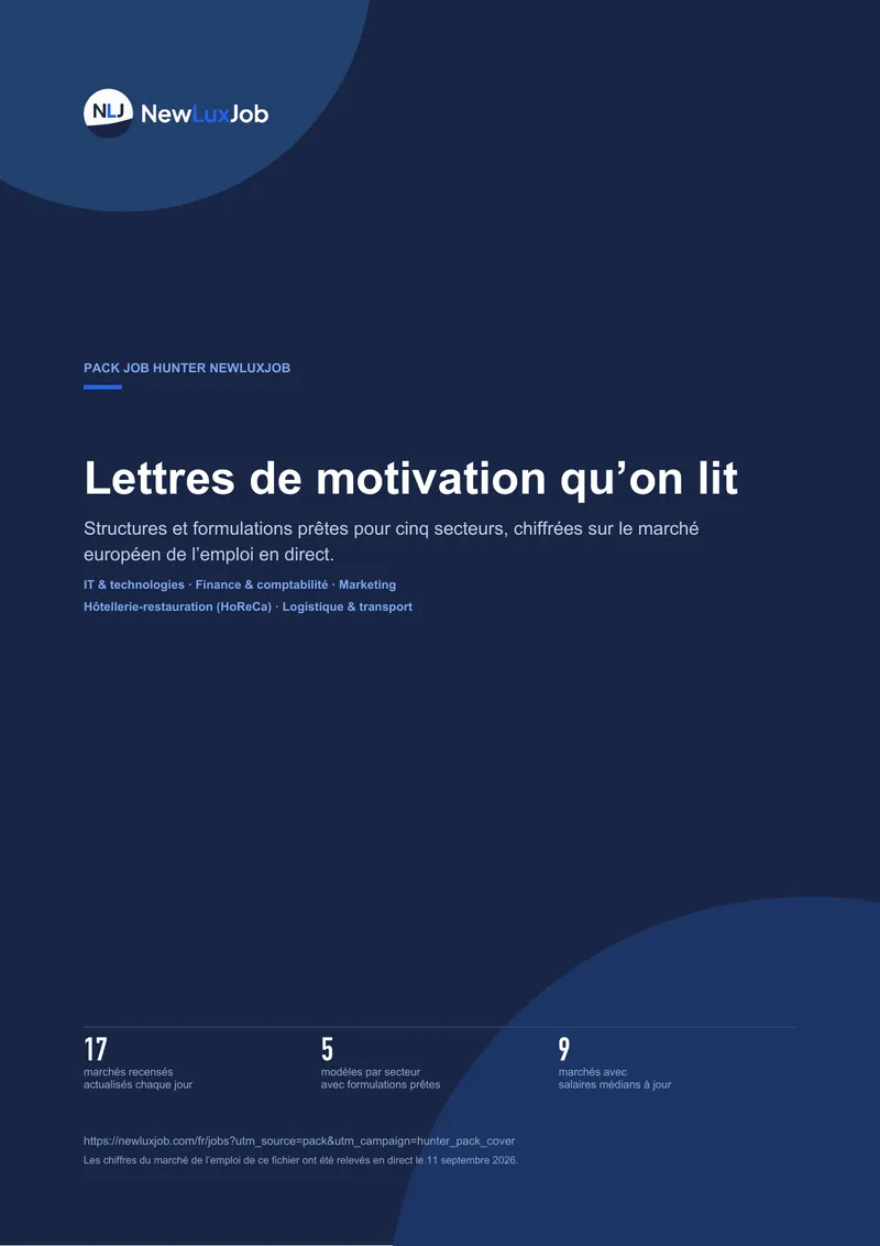 Modèles de lettre de motivation, page 1