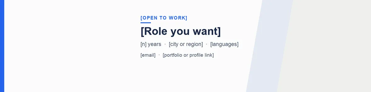 Набір для профілю LinkedIn, сторінка 3