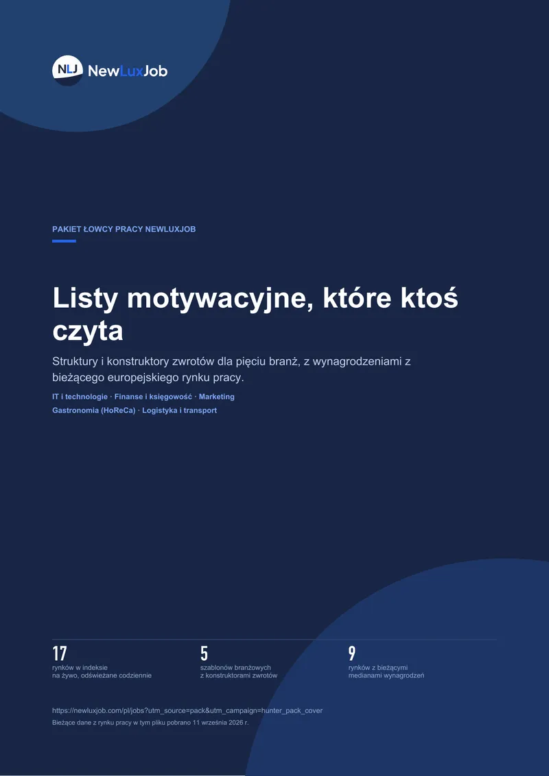 Szablony listów motywacyjnych, strona 1