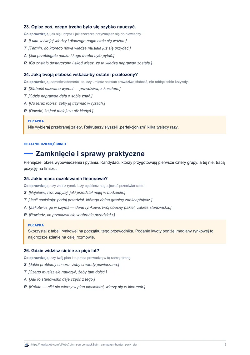 30 pytań rekrutacyjnych z odpowiedziami STAR, strona 4