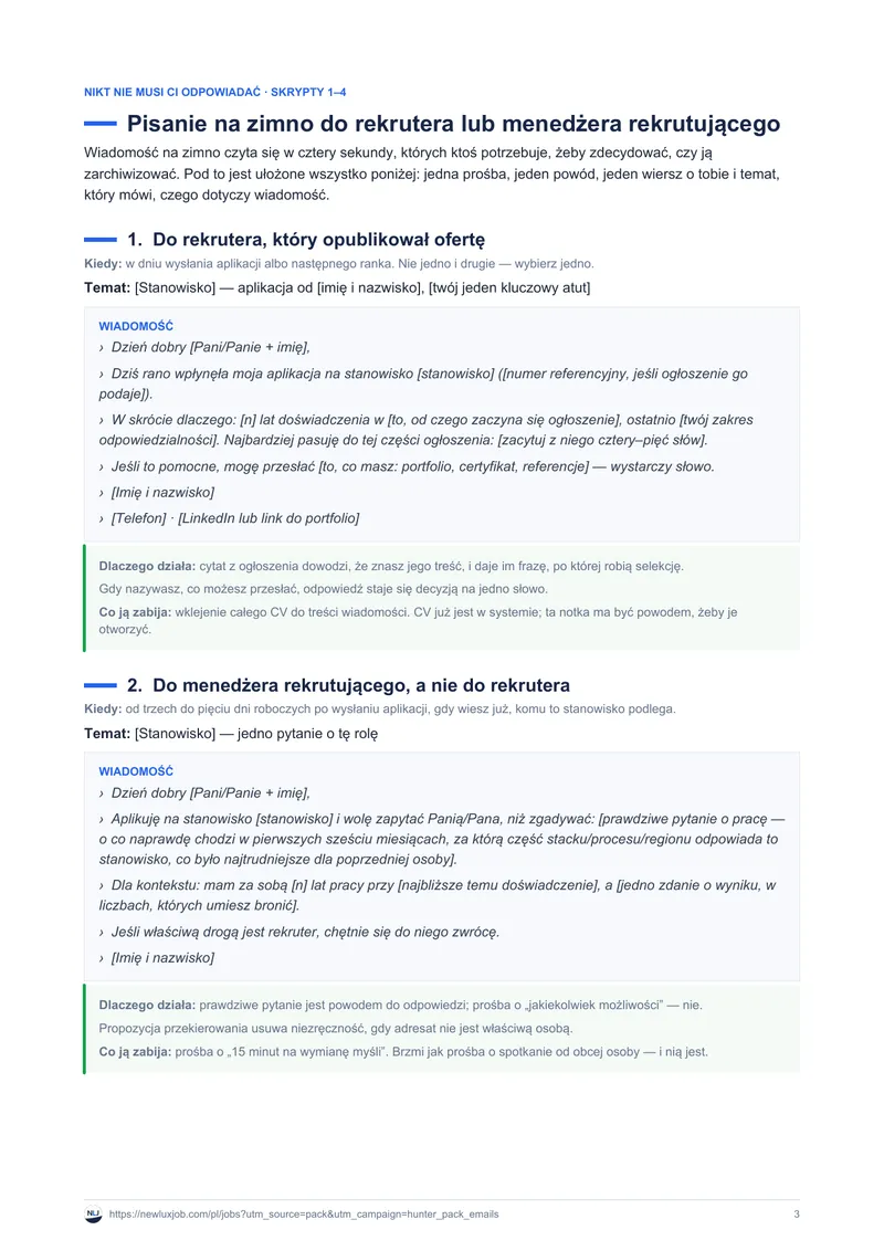 Szablony maili do networkingu i follow-upu, strona 2