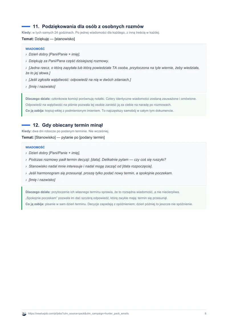 Szablony maili do networkingu i follow-upu, strona 4