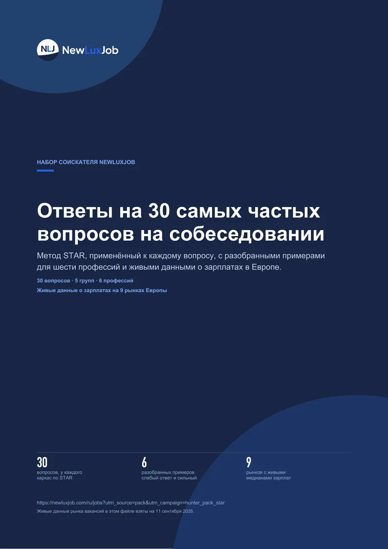 30 вопросов собеседования с ответами по STAR, страница 1